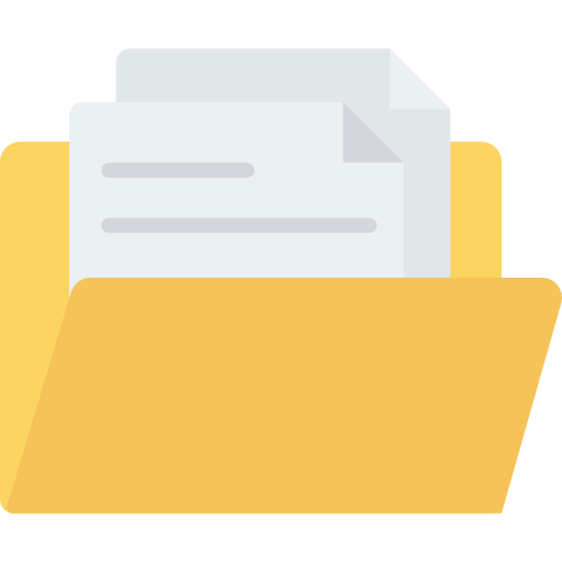 סמל פתיחת תיקיה